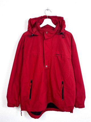 Cortavientos CHAPS Retro 2000s Oversize Rojo