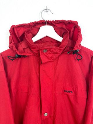 Cortavientos CHAPS Retro 2000s Oversize Rojo