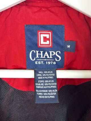 Cortavientos CHAPS Retro 2000s Oversize Rojo