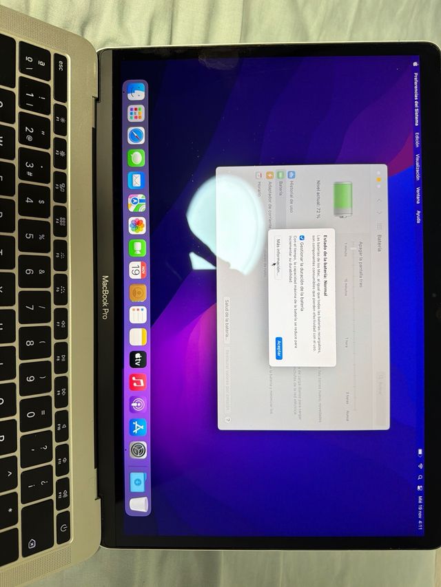 MacBook Pro 13 2017 Plata 128Gb