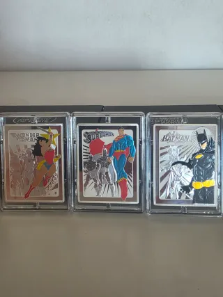 Trio Monedas 10€ DC Cómics