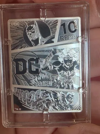 Trio Monedas 10€ DC Cómics