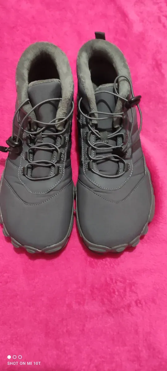 Botas de hombre grises forradas