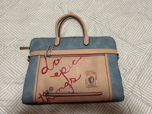 Bolso Anekke multicolor, beige y azul