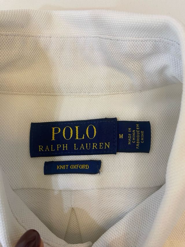 Camisa Polo Ralph Lauren Blanca