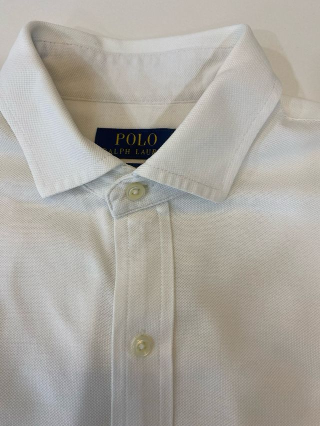 Camisa Polo Ralph Lauren Blanca