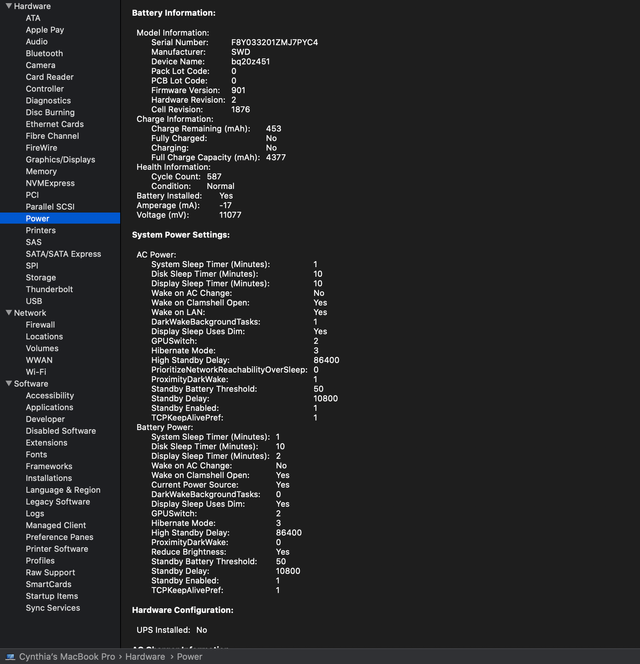 MacBook Pro 13 2020 - teclado americano