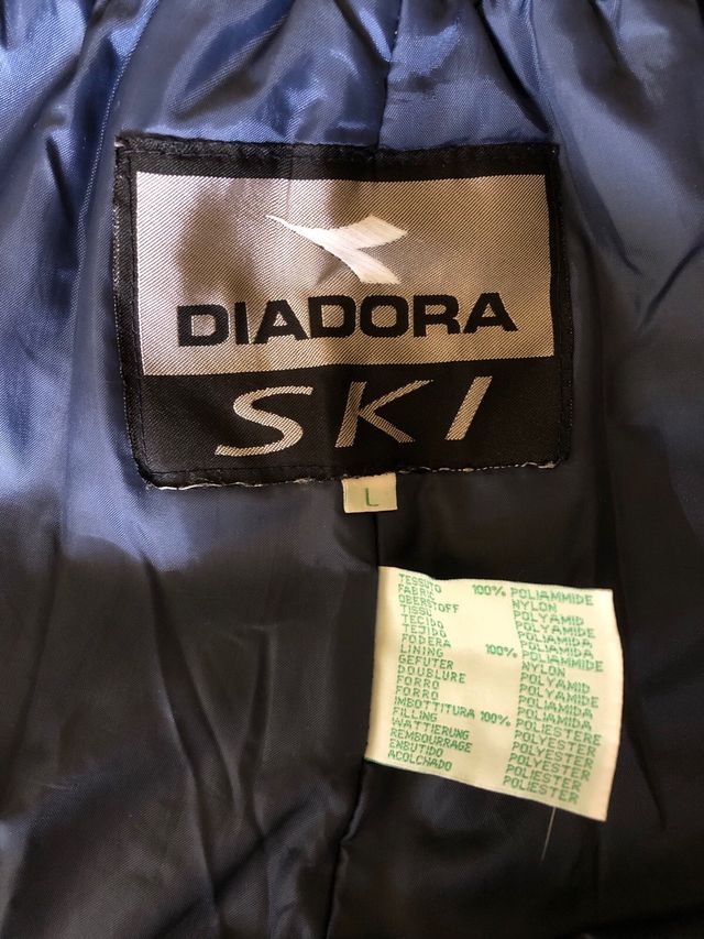 Tuta da neve Diadora uomo blu