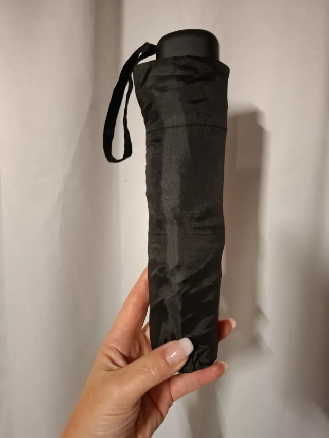 Paraguas plegable negro