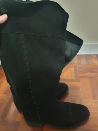 Botas altas negras mujer