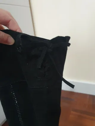 Botas altas negras mujer