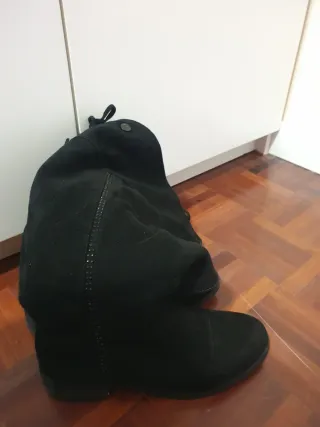 Botas altas negras mujer