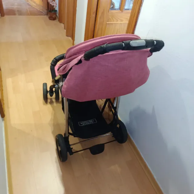 Carro de paseo rosa