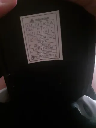 Patines Rollerblade Apex Talla 29-32