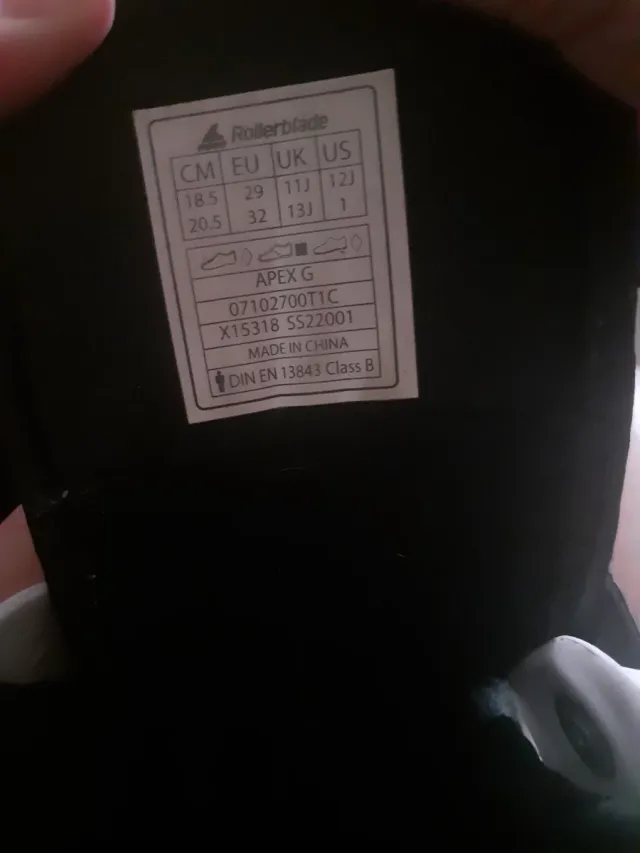 Patines Rollerblade Apex Talla 29-32