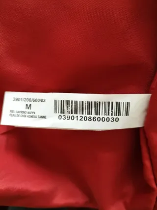 Chaqueta de piel Bershka