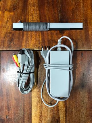 Console Nintendo Wii Nera completa di cavi