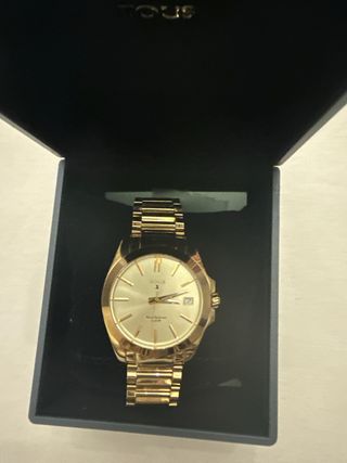 Reloj Tous Original Dorado Caja