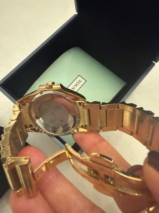 Reloj Tous Original Dorado Caja