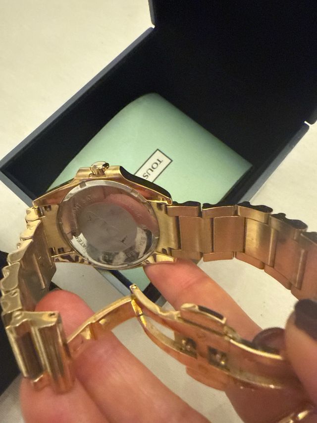 Reloj Tous Original Dorado Caja