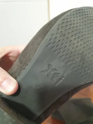 Botas altas grises mujer