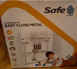 Puerta o barrera de seguridad para bebés