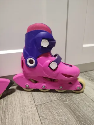 Patines en línea Oxelo rosas y morados