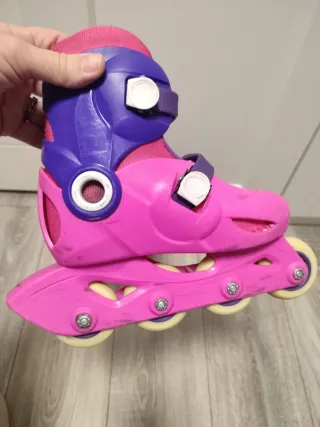 Patines en línea Oxelo rosas y morados