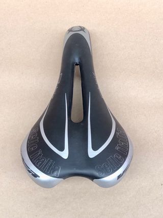 Sillín Selle Italia Q-Bik Negro/Plata