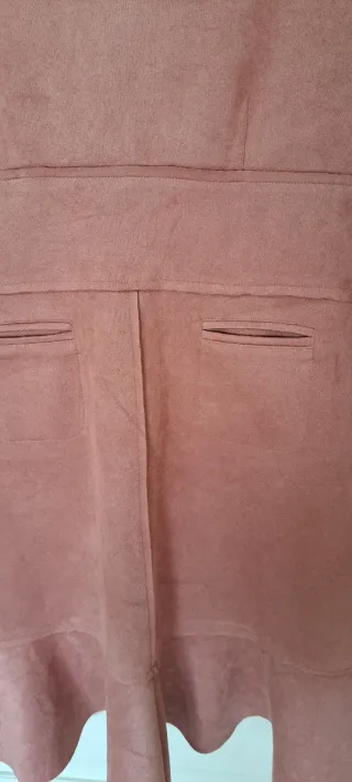 Vestido rosa palo manga larga