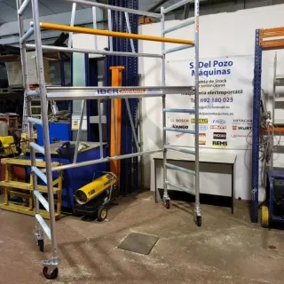 Andamio aluminio rodante nuevo 3m