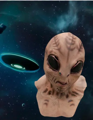 Máscara Alien Disfraz Masque Extraterrestre careta
