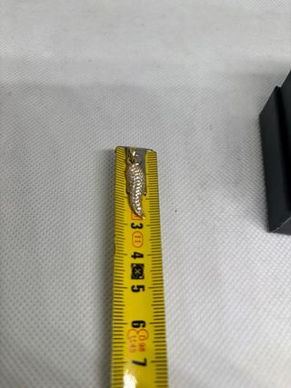 Ciondolo corno oro con zirconi