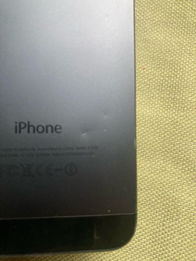 iPhone 5 con batteria al 91%