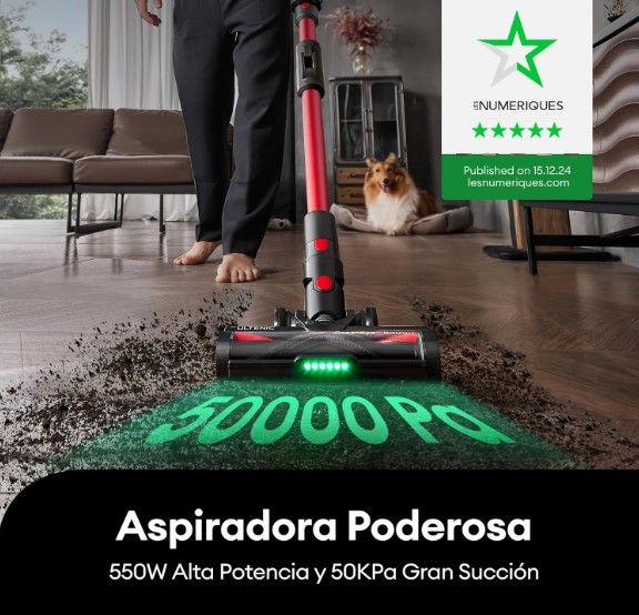 Aspiradora Sin Cable 50Kpa 550W 60 Min