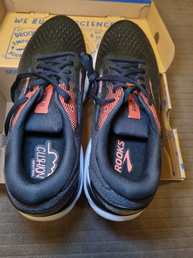 scarpe Brooks Ghost 16 tg. 44,5 col. black *NEW