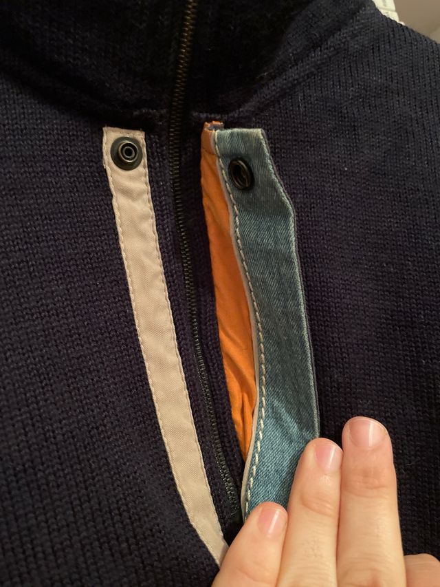 Paul & Shark maglione lana blu XL navy nautica acg