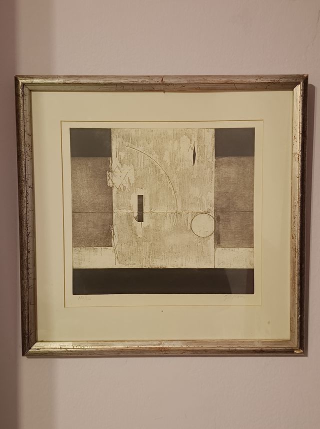 Litografía Abstracta Gil Morán