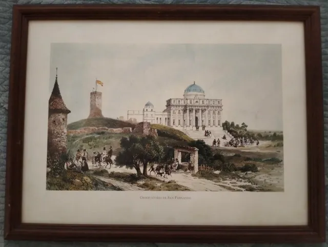 Lote 4 Láminas Cádiz Marco Madera