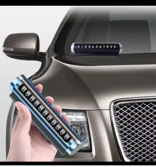 Placa distintiva para indicar el número d teléfono