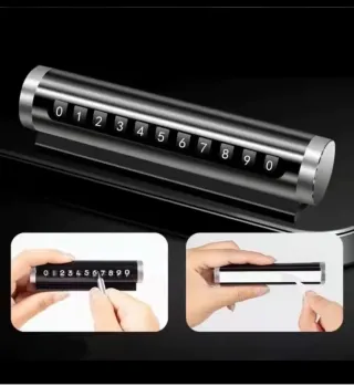 Placa distintiva para indicar el número d teléfono