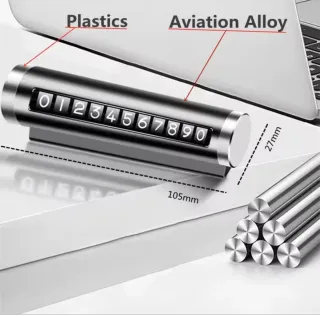 Placa distintiva para indicar el número d teléfono