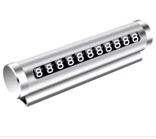 Placa distintiva para indicar el número d teléfono