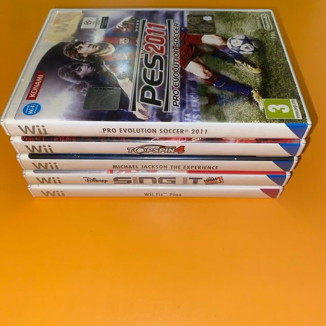 Nintendo Wii Console Bianca con Cavi e Nunchunk