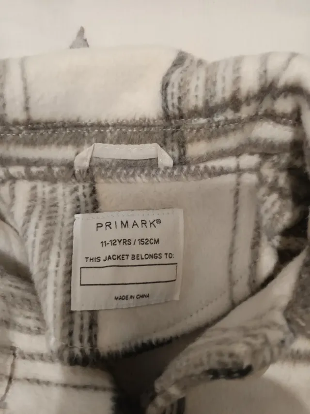 Chaqueta cuadros niña 10 años