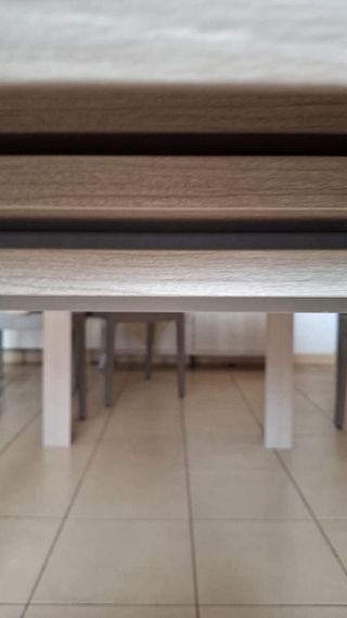 1.80mx90cm da chiuso, 4 prolunghe da 30 cm 3.00m d