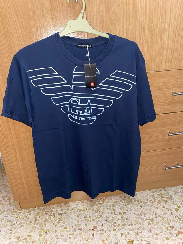 Camiseta Emporio Armani Azul