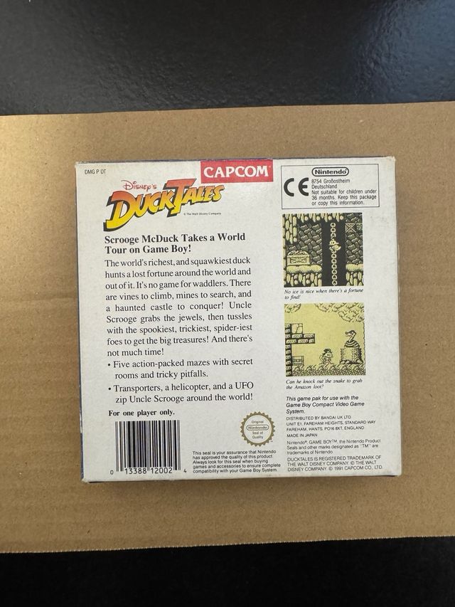 DuckTales Game Boy PAL UK Nintendo Capcom