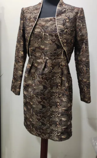 Conjunto Vestido y Torera Fiesta T42