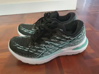 Zapatillas Asics Running Mujer Negro/Teal